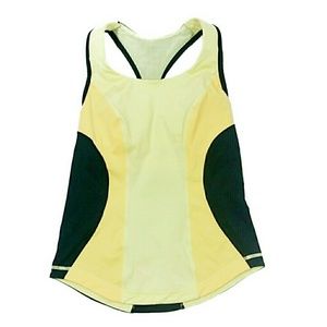 Lululemon Cardio Kick Tank Too Blue Yellow 6